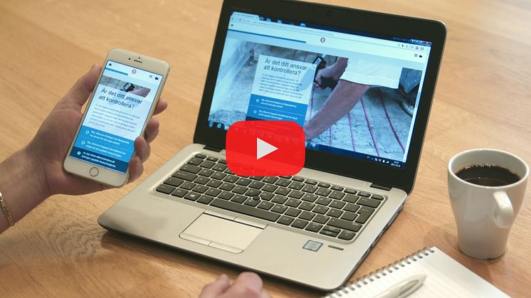 Med GVKs digitala fortbildningskurser blir det  enklare att uppdatera behörighetsbeviset för den som jobbar professionellt med våtrum.