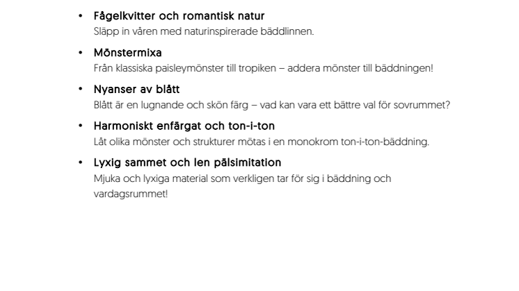 Mjuka nyheter från KungSängen