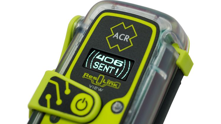 Hi-res image - ACR Electronics - The new ACR Electronics ResQLink View Personal Locator Beacon with Optical Display Technology 