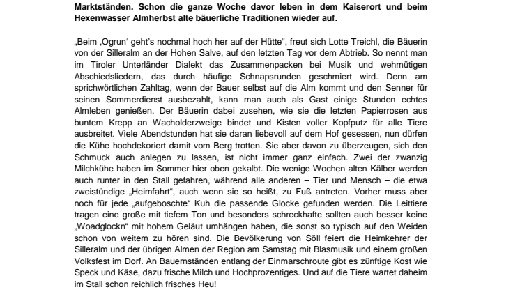 Aufgeboscht von der Almweide wieder ins Tal