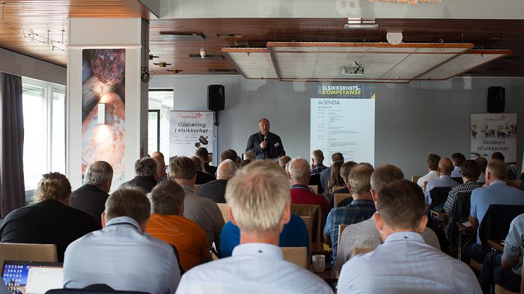 Full sal på årets fagsamling for energibransjen.