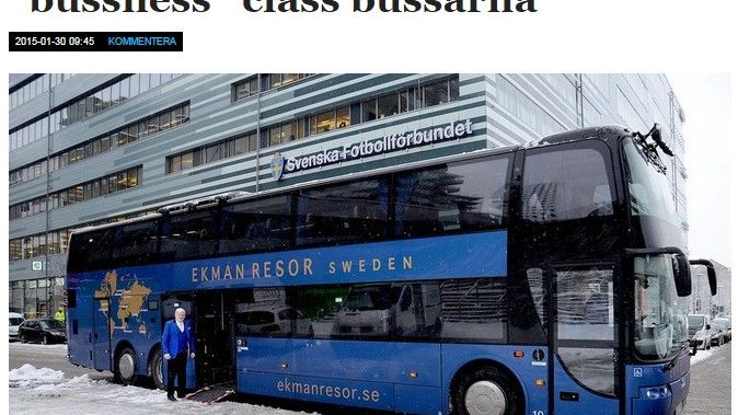 Travel News tar tempen på 1st Bussness Class 