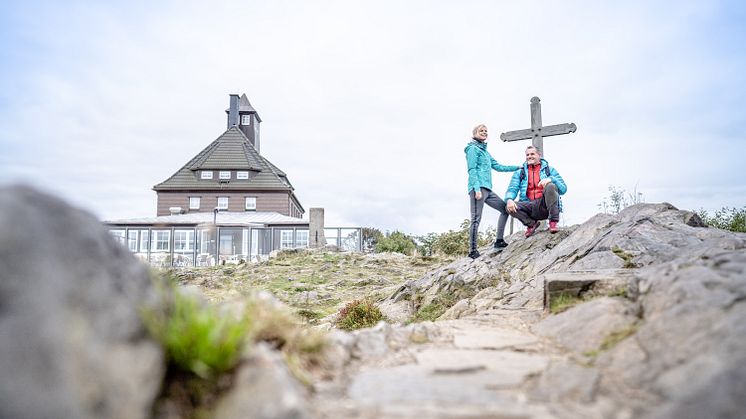 Kammweg Erzgebirge-Vogtland, Schwartenberg (Foto TMGS/Dennis Stratmann)