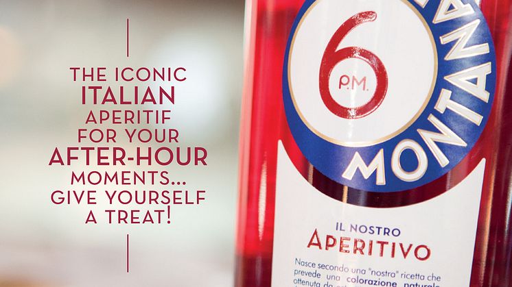 Premiär för sommarens succéaperitif -  italienska 6 P.M.!