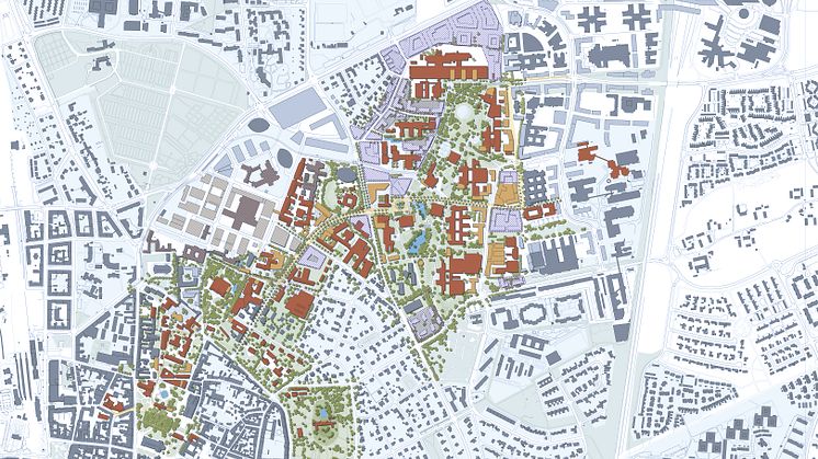 Översikt, Campusplan Lund