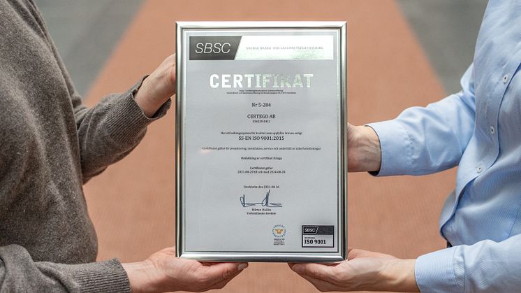 Personcertifiering, examination SBSC