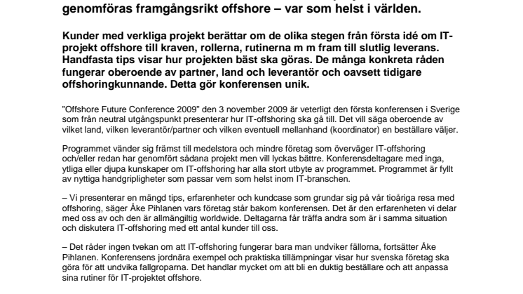 Hur du lyckas med IT-offshoring 