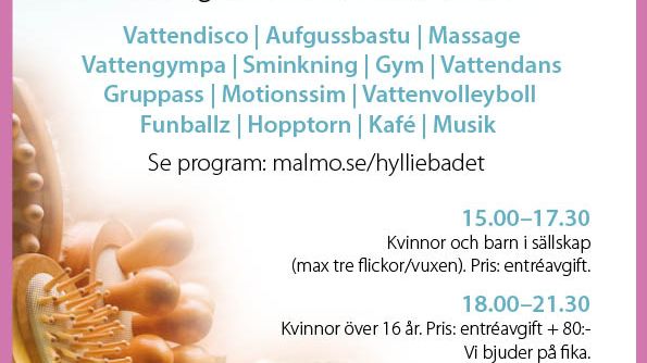 Kvinnornas dag på Hylliebadet