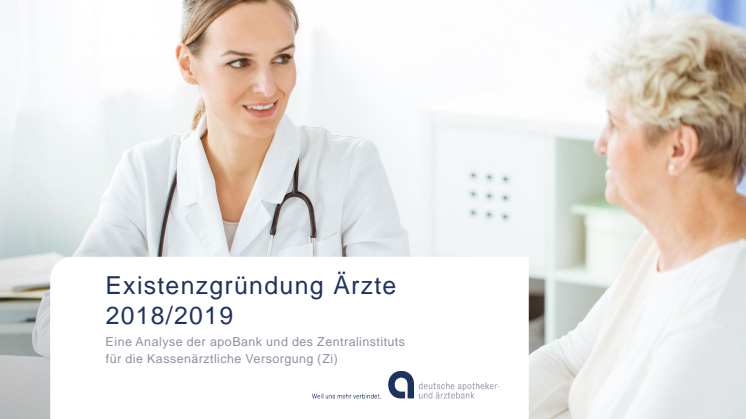 Zahlen zu PM apoBank-Analyse Existenzgründung Ärzte 2018/2019