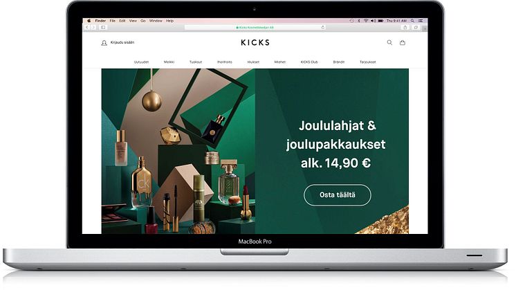 KICKS avaa verkkokaupan Suomessa