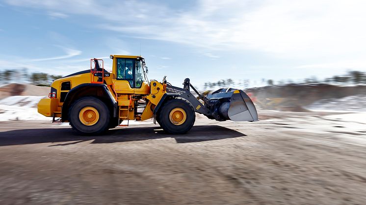 Volvo L180H hos Gamleby Entreprenad