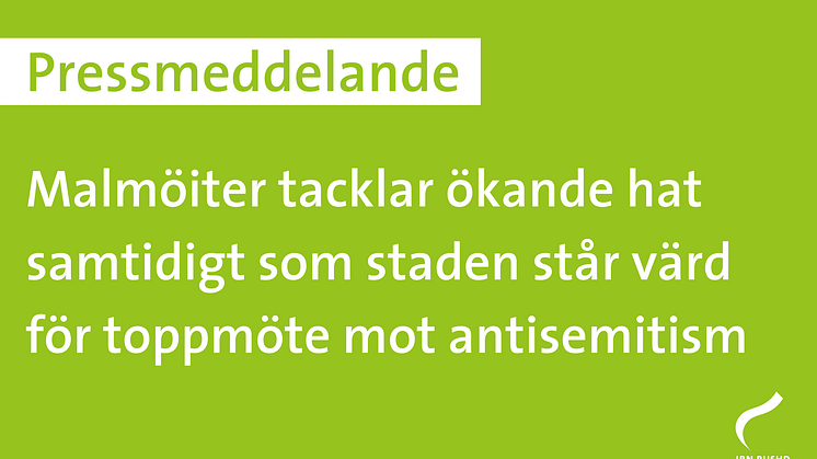 Malmöiter tacklar ökande hat samtidigt som staden står värd för toppmöte mot antisemitism