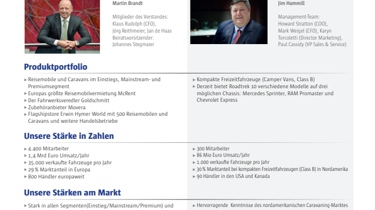 Hymer - Roadtrek - Factsheet