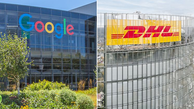 Samarbete mellan DHL och Google accelererar övergången till hållbara logistiklösningar