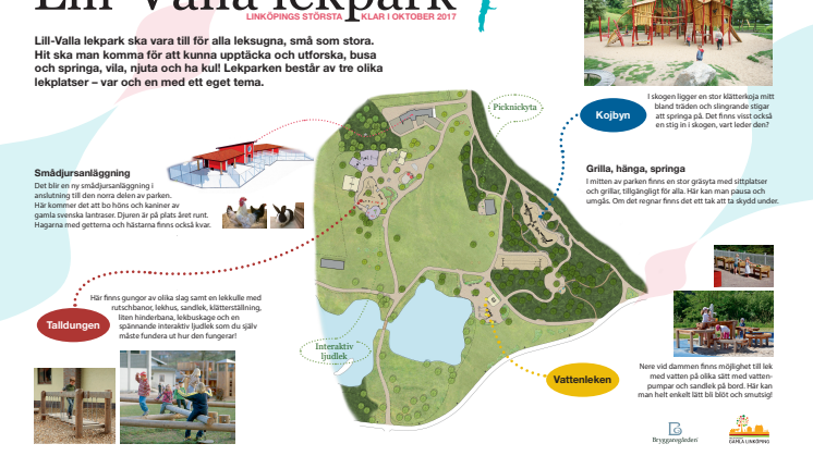 Information om nya Lill-Valla med planskiss