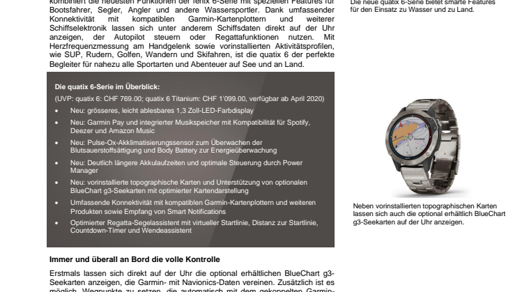 PM Garmin quatix 6