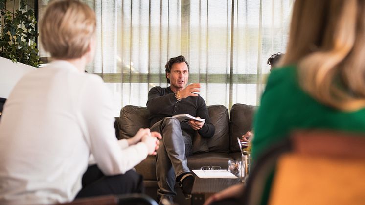 Bild: Stordalen coachar unga företagare från Bollnäs