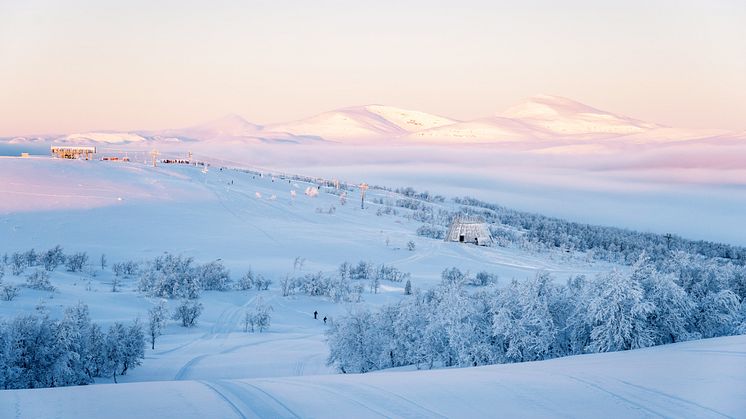 Ramundbergets topp, vinter