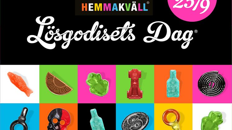Hemmakväll firar lösgodisets dag fredag 25e September