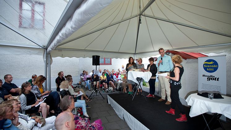 Svenskt Kött i Almedalen 2013: "Sveriges dyraste matkasse?"