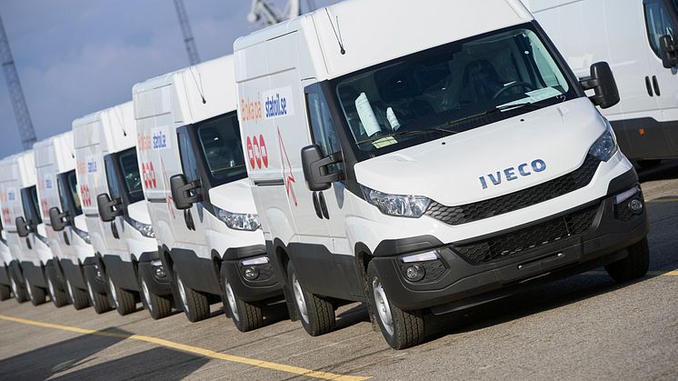 182 st Iveco Daily med 8-stegade automatlådan Hi-Matic till Statoil