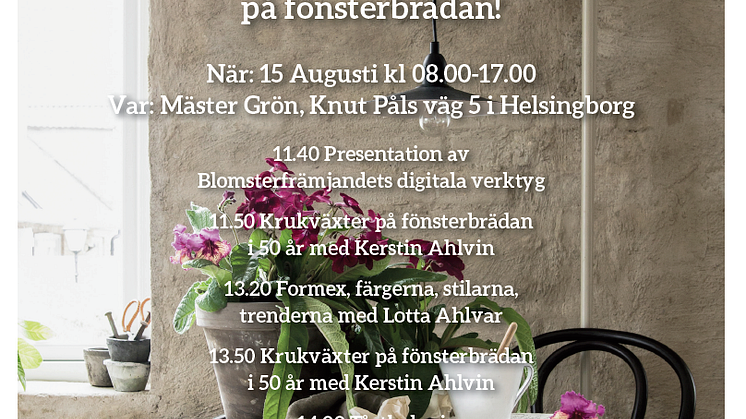 Blomsterfrämjandet firar 50 år!