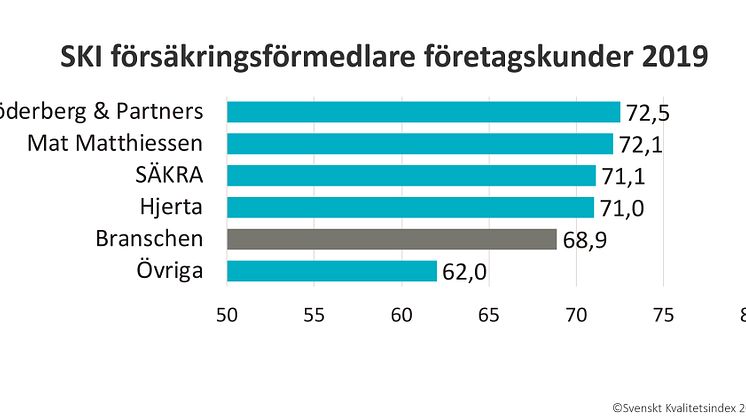 SKI Försäkringsförmedlare företagskunder 2019