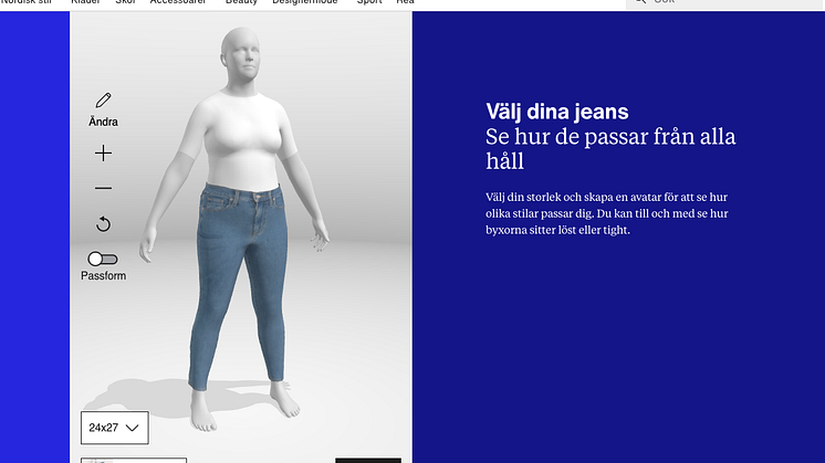 Zalando introducerar pilotprojekt för virtuellt provrum till miljontals kunder