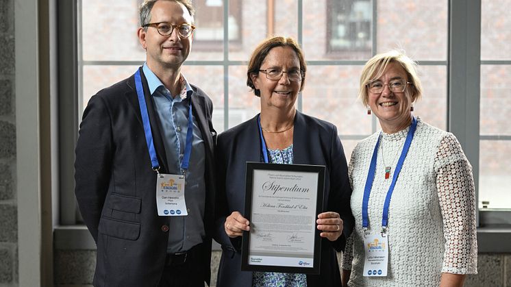 Utdelning av stipendium till minne av Nanna Svartz