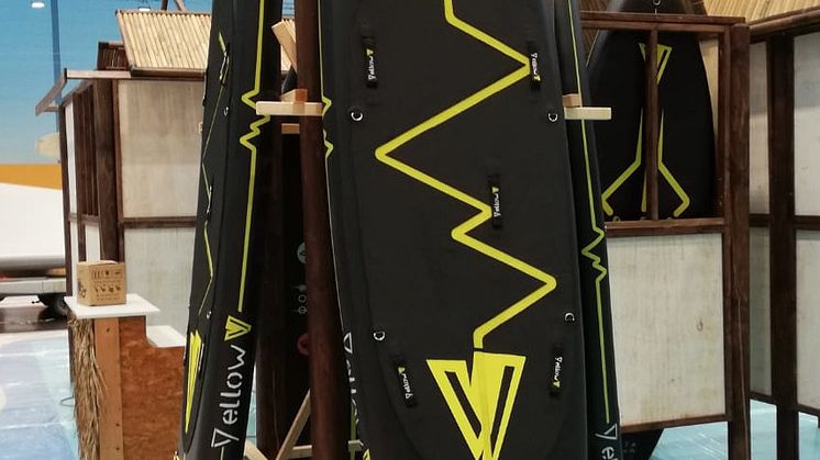 The YellowV line up of inflatable SUPs 