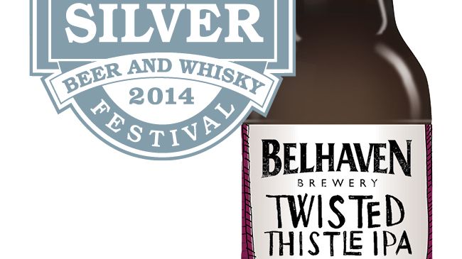 Silver till Belhaven Twisted Thistle på Stockholm Beer & Whisky Festival