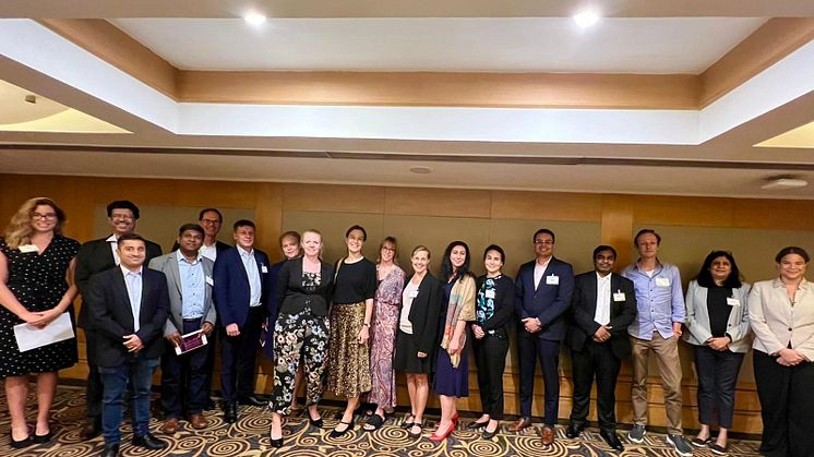 Part of the Delegation at the opening ceremony today.
