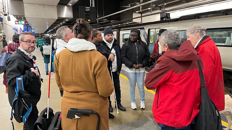 Try A Train with Sightloss Council members
