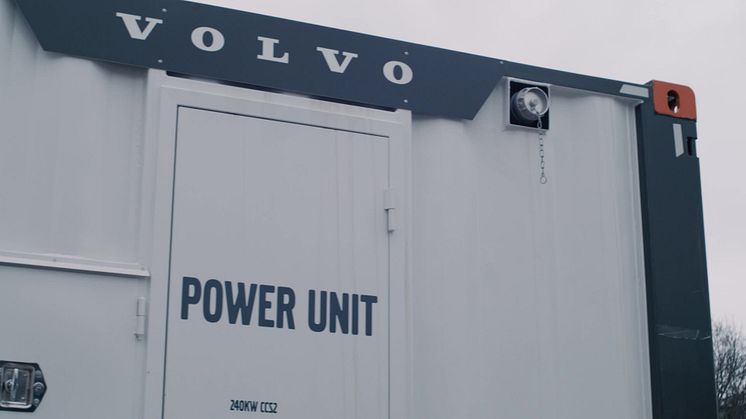 Battery Energy Storage System som används i pilotprojektet i Hammarbybacken