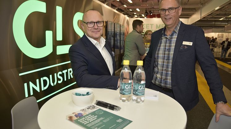 Elmia Subcontractor var en given plats för oss att lansera GLS Industries, säger vd Jens Petersson (tv) och marknadschef Anders Larsson (th).