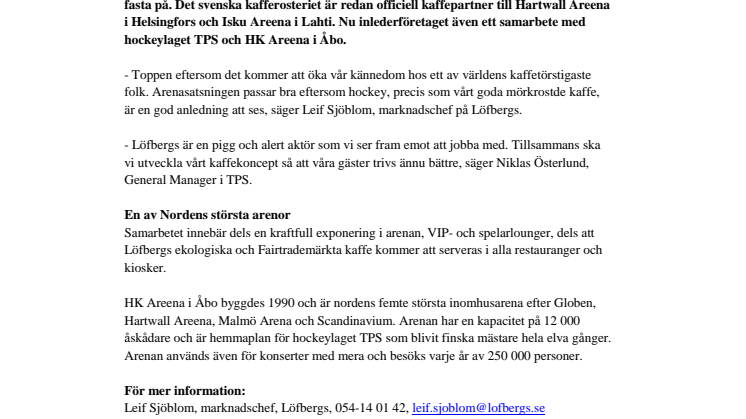 Finska hockey- och kaffeälskares bästa vän?