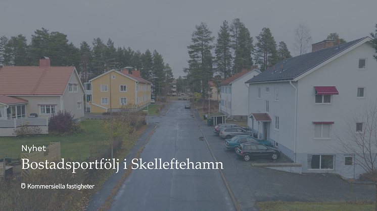 Bostadsportfölj i Skelleftehamn 