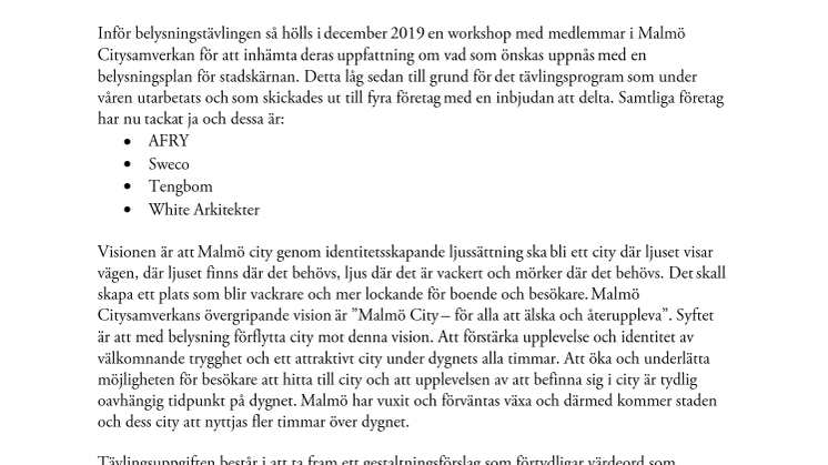 Malmö city i nytt ljus