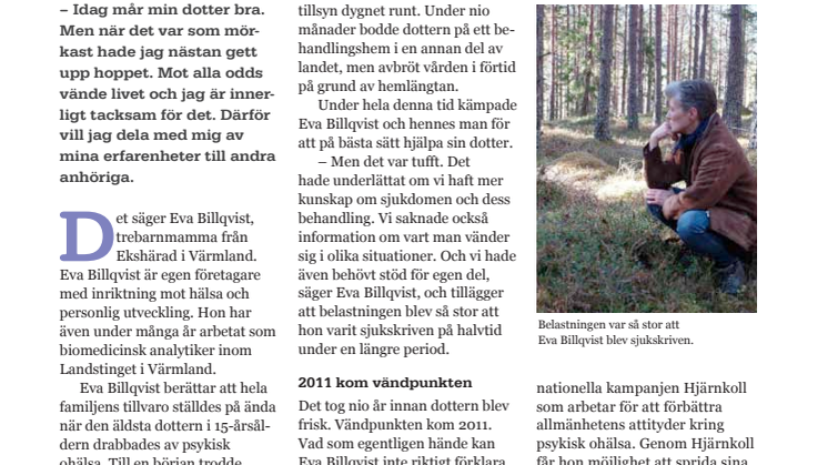 Nyhetsbrev nr 4 2013 - Psykisk ohälsa