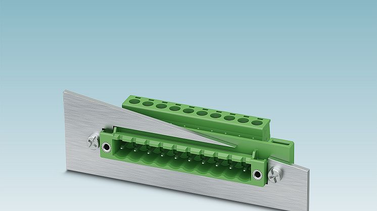 Feed-through connectors with 5.08 mm pitch