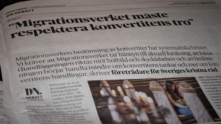 DN debatt söndagen den 16 december 2018.
