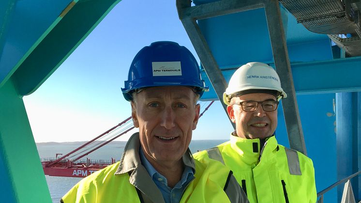 Svenskt Näringslivs nya vd väljer APM Terminals för sitt första officiella företagsbesök