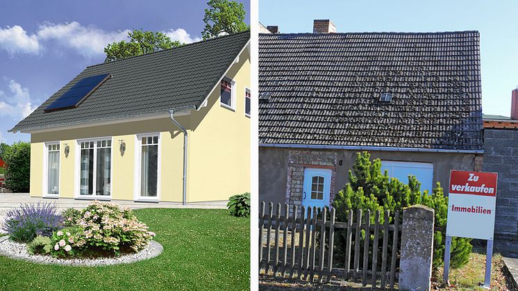 Das Eigenheim lieber neu bauen: Immobilien aus zweiter Hand weniger beliebt