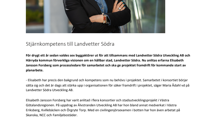 Stjärnkompetens till Landvetter Södra