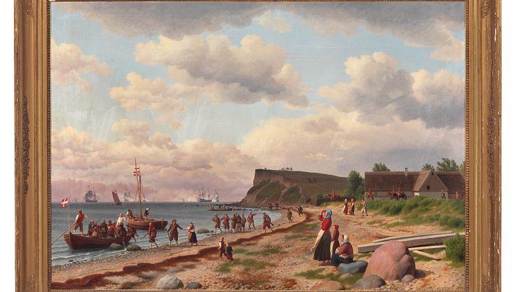 C. W. Eckersberg. Scene under Søslaget i Køge Bugt d. 1. Juli 1677.jpg