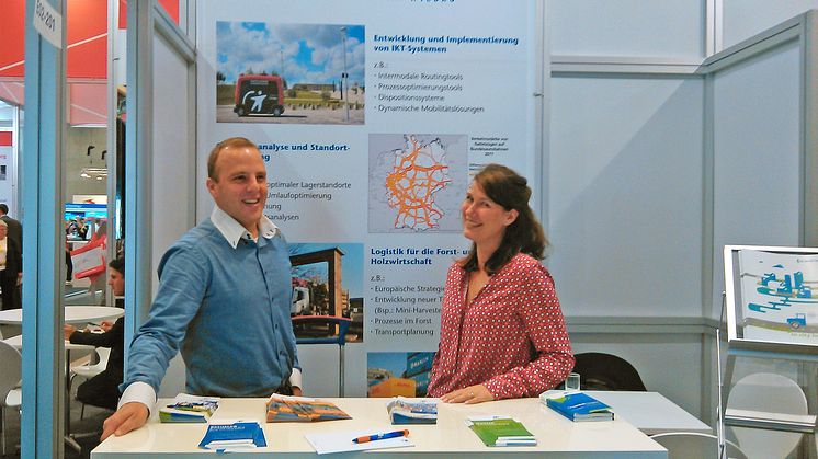 "Lösungen für die Mobilität von morgen" - der Messestand der TH Wildau auf der InnoTrans 2018