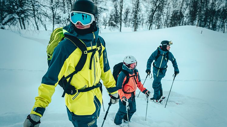 Preppa eller pudder? Tenk over hvor og hva slags skikjøring du skal drive med når du velger skiklær. Foto: Hans Kristian Krogh-Hanssen / Bergans