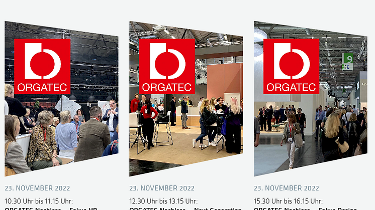In drei Schwerpunkten werden auf dem digitalen IBA Forum die wichtigsten Erkenntnisse der ORGATEC 2022 diskutiert. Bild: IBA