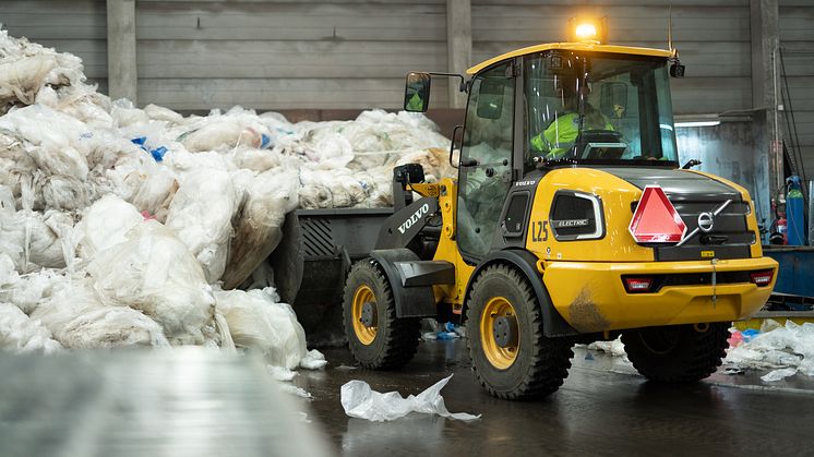 Stena Recycling ger högsta betyg till Volvo L25 Electric