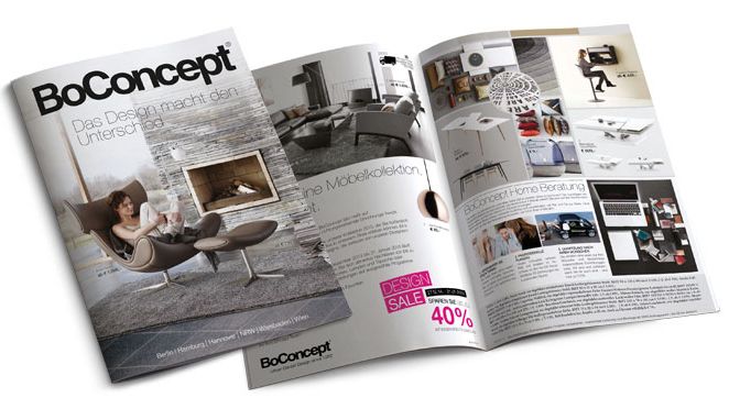 Der neue BoConcept Prospekt - Design kompakt auf einen Blick
